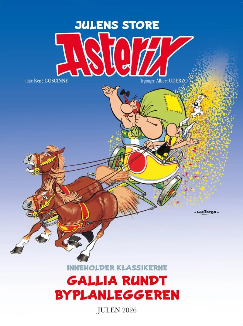 Omslaget til Asterix julehefte 2026