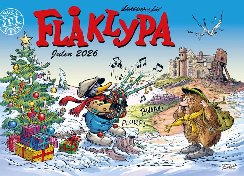 Omslaget til Flåklypa julehefte 2026
