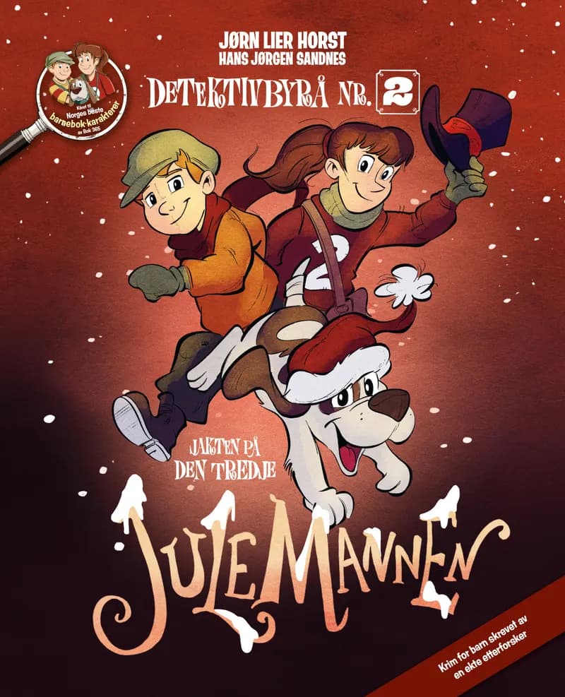 Omslaget til Jakten på den tredje Julemannen