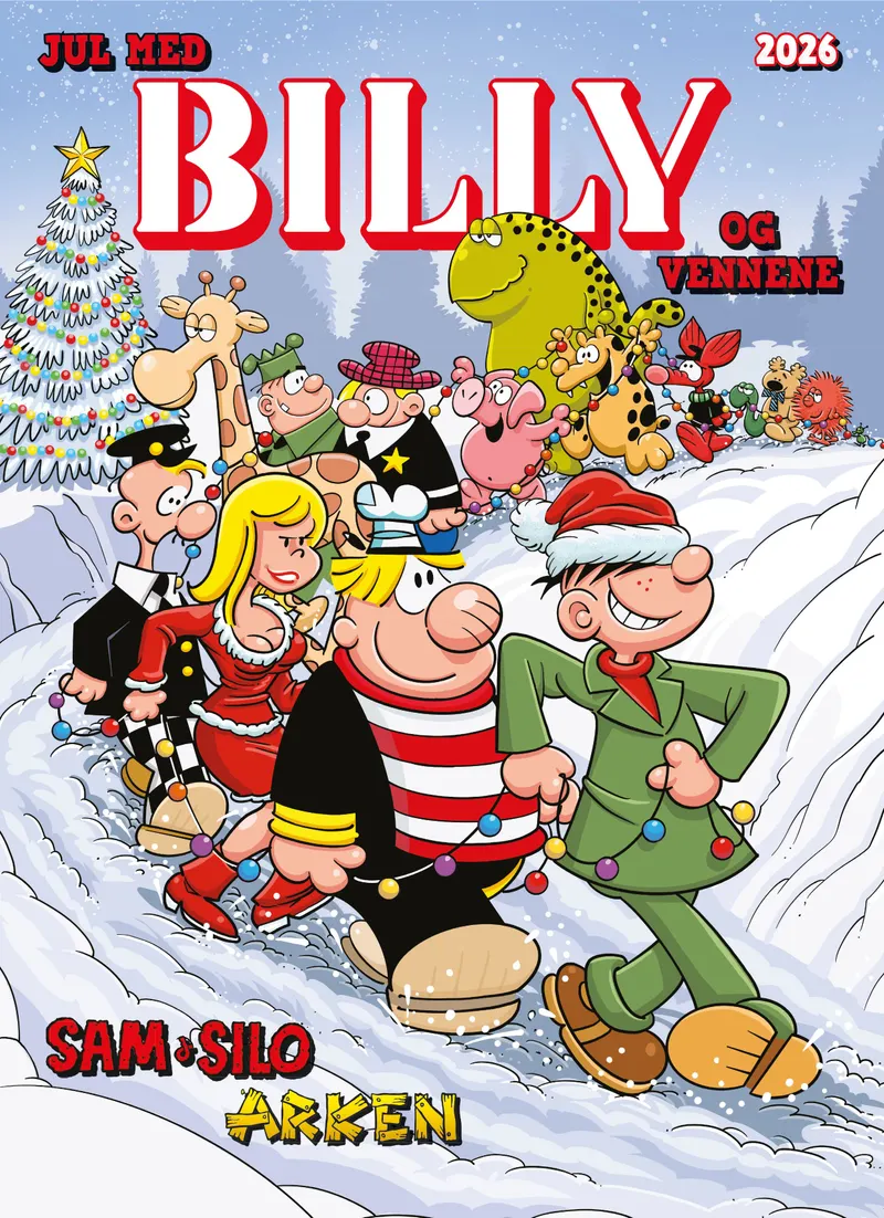 Omslaget til Jul med Billy og vennene 2026