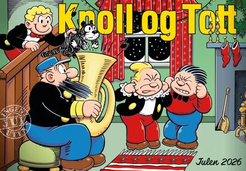 Omslaget til Knoll og Tott julehefte 2026
