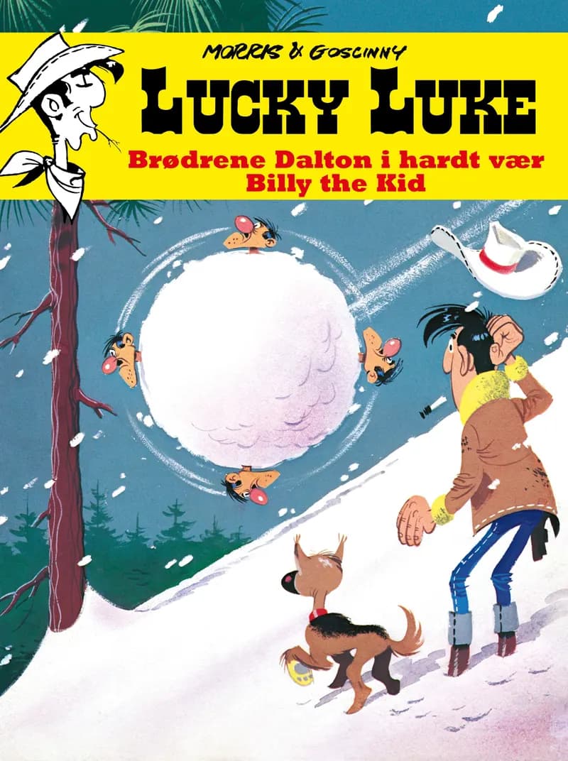 Omslaget til Lucky Luke julehefte 2026
