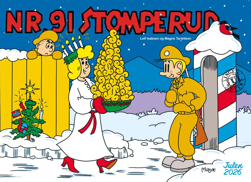 Omslaget til Nr. 91 Stomperud julehefte 2026