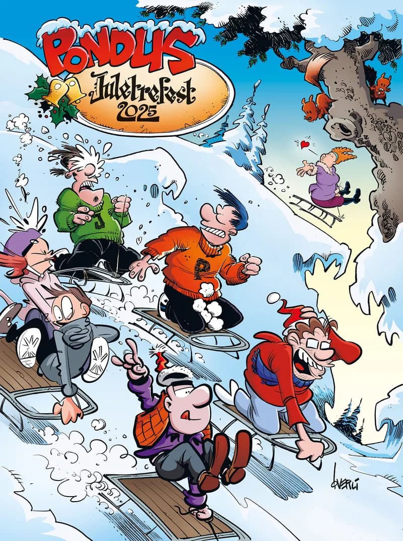 Omslaget til Pondus juletrefest 2025