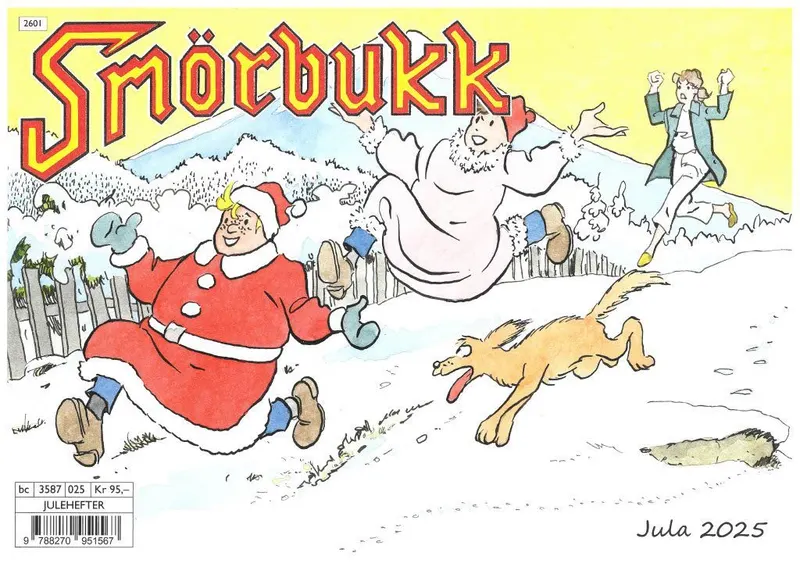 Omslaget til Smørbukk - jula 2025