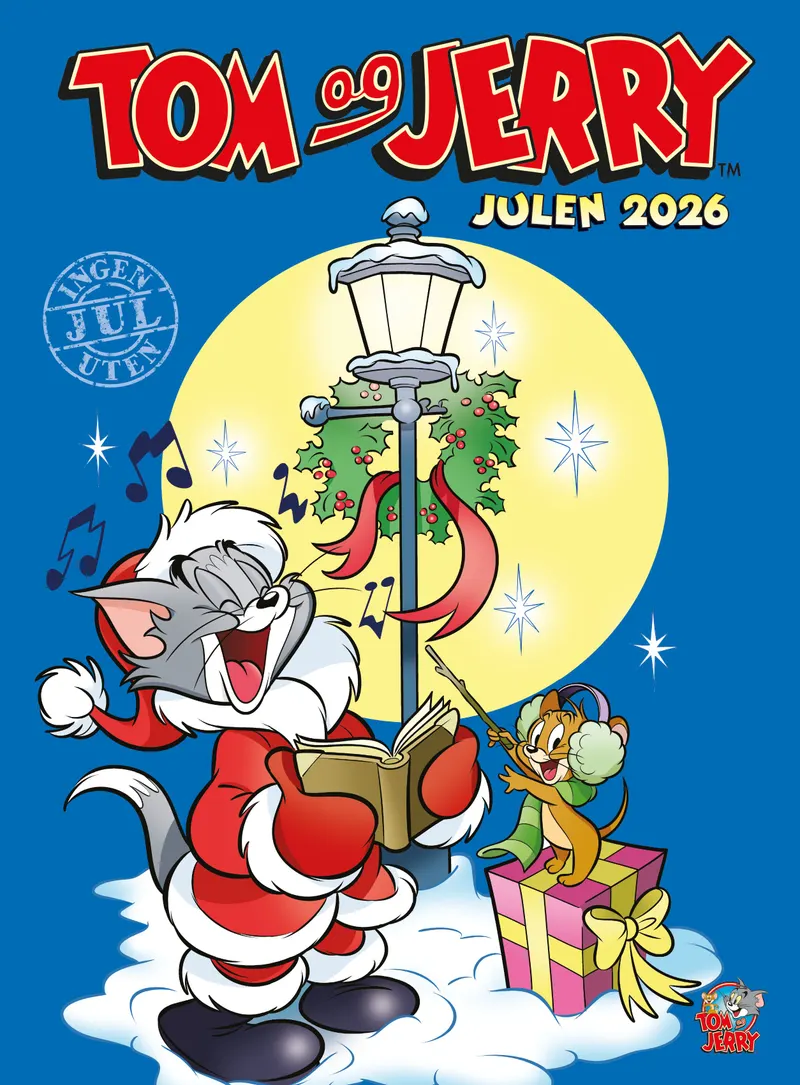 Omslaget til Tom & Jerry Julehefte 2026