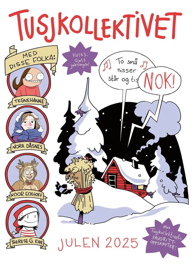 Omslaget til Tusjkollektivet - julen 2025